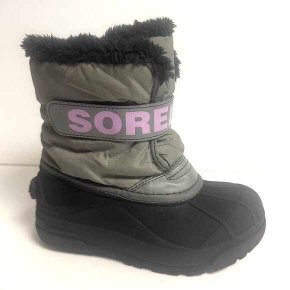 Sorel Snow Commander Waterproof Boot Gray Size 13 M Little Kid - Picture 1 of 7